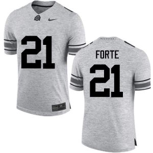 Men's Ohio State Buckeyes #21 Trevon Forte Gray Nike NCAA College Football Jersey December TJM6044GA